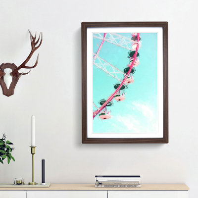 Ferris Wheel - Picture Frame Graphic Art Print