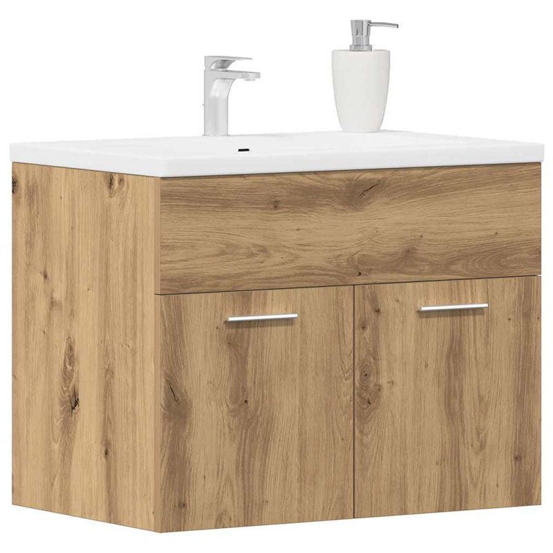 60cm Bathroom Vanity Base Only, Artisan Oak