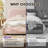 Modern Upholstered Platform Bed with Curved Headboard and Rounded Footboard-710002078-710002144