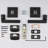 Reserve Contemporary Square Bed/ Bath Lever