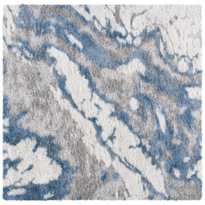 Tapis gris / bleu Tristan