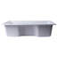 Évier de cuisine à simple cuve à montage sur plan L 34,63 po x l 19,67 po-14644820