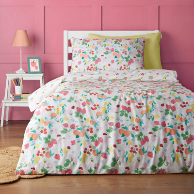 Fruity Friends Reversible Duvet Cover Set
