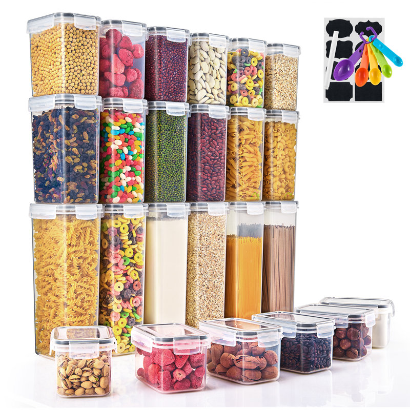  Airtight Food Storage Containers Set 24 Pack