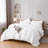 Ruffle Comforter Set 3 Pieces-Bedding for All Seasons Fluffy Vintage Farmhouse Comforter With Two Pillowcases-117190133-117190142