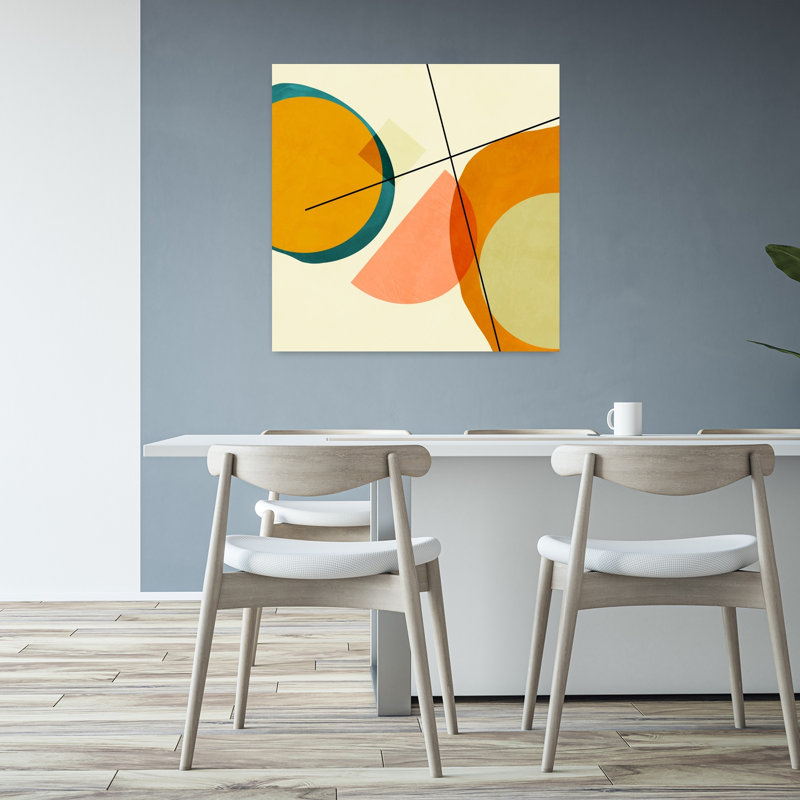 Art contemporain, art contemporain abstrait, H 32 po x l 32 po