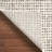 Abani Oliver OLV120B Modern Cream Black Textured Crosshatch Minimalist Area Rug-609033686