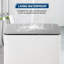 Poubelle en acier inoxydable 4 gallons avec couvercle à fermeture en douceur-119963862