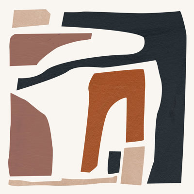 «Mid Century Shapes II» par Melissa Wang - reproduction