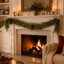 Guirlande de Noël artificielle en cyprès de 1,8 m (lot de 2), imitation pin d'hiver réaliste, verdure persistante pour décoration de Noël intérieure et extérieure-136403588-136403593