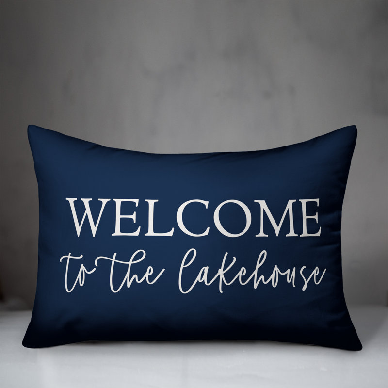 Striped Outdoor Reversible Throw Pillow