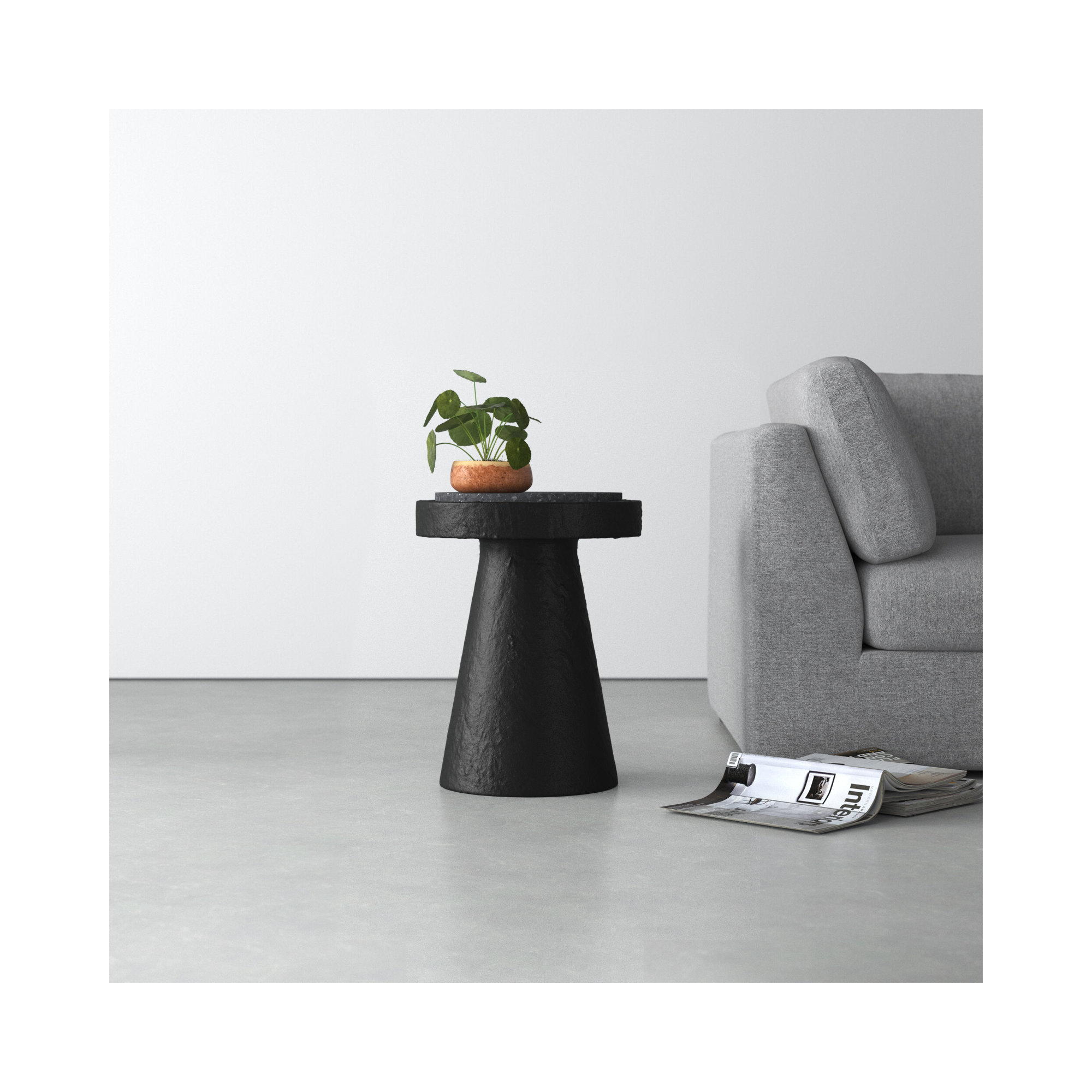 Brinson End Table, Black