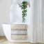 Tapis de bain en polyester antidérapant Boho