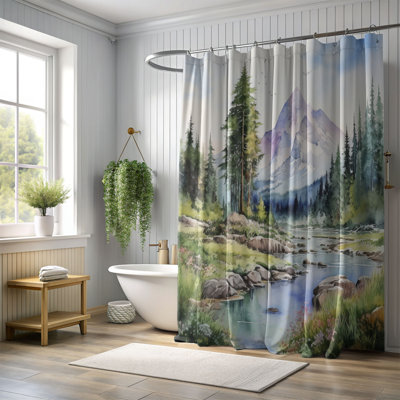 Rideau de douche standard 1 pièce