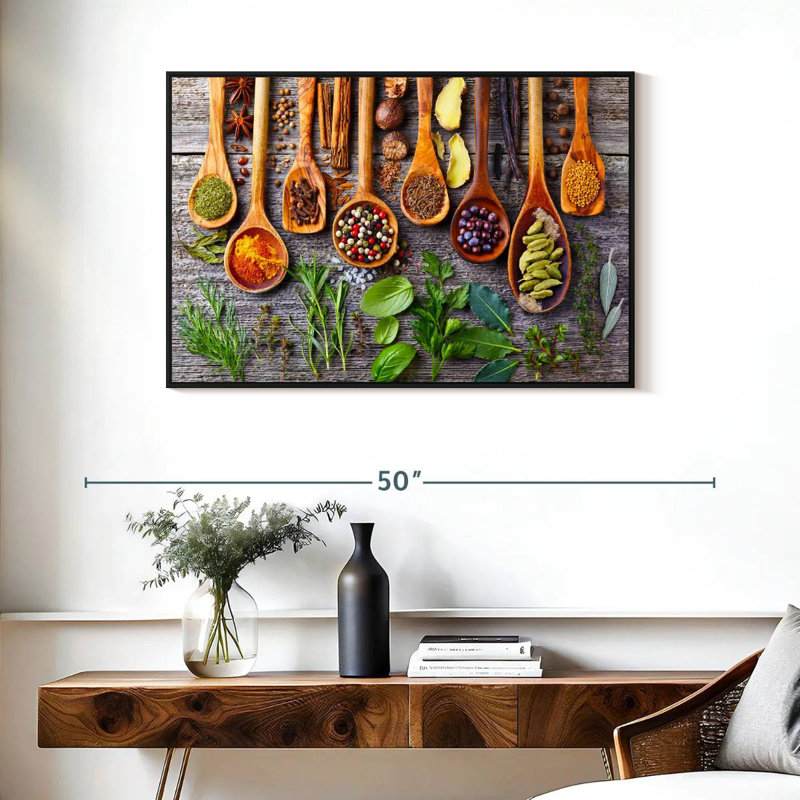 Yarlin Herbs And Spices, 25" H x 37" W