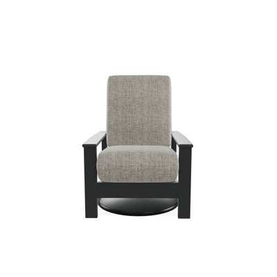 Chaise berçante pivotante cachée en polymère Leeward