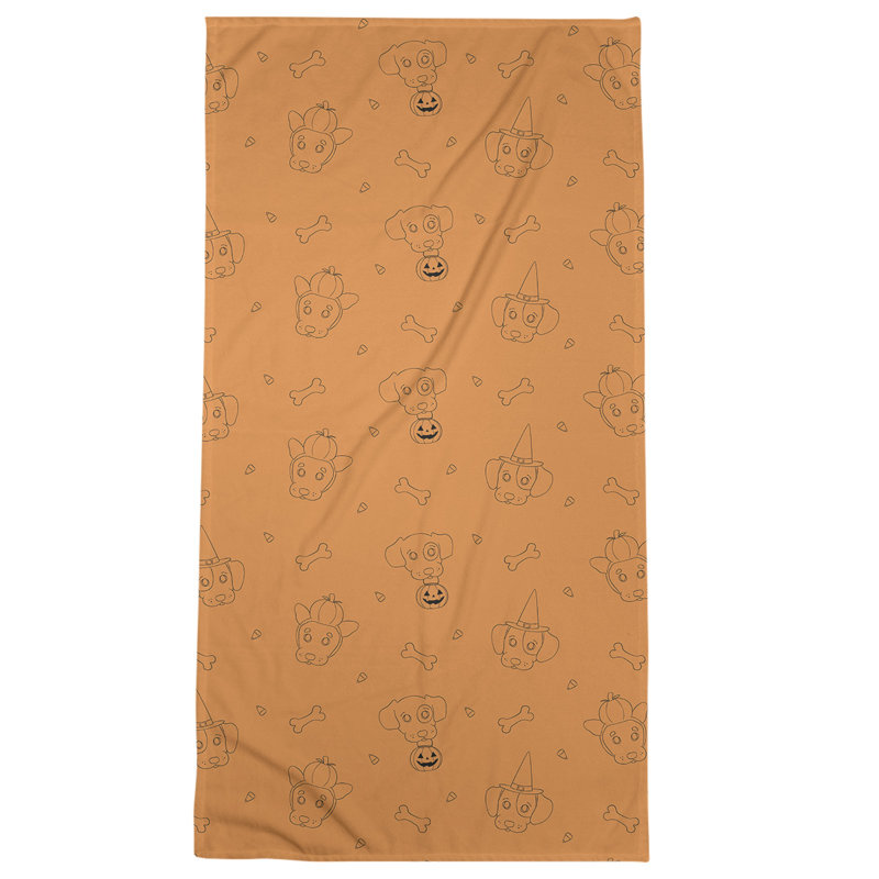 Bath Towel, Brown/Black, Microfiber