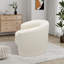 Fauteuil demi-tonneau rembourré 31,48 po-983751016