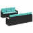 Coussin bleu / cadre noir est en rupture de stock