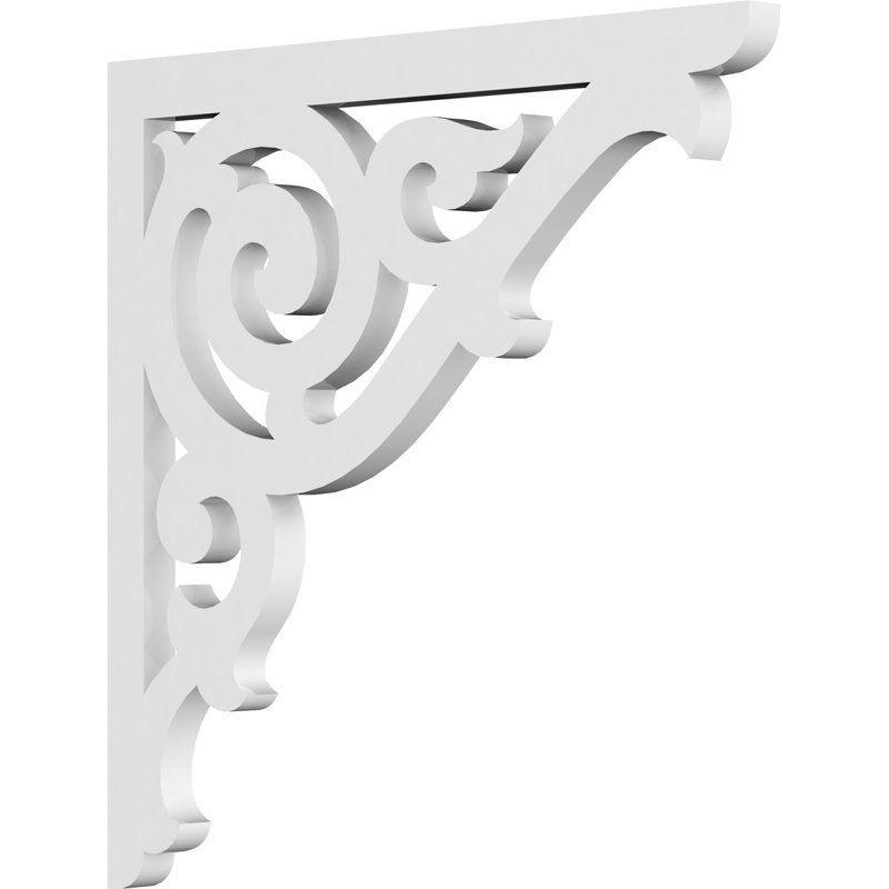 Support de qualité architecturale Hurley, L 5/8 po x P 12 po x H 12 po, Athènes, PVC