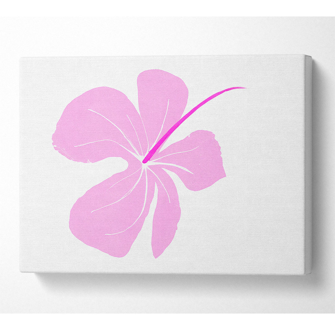 Pink Bloom - Kunstdrucke auf Leinwand - Wrapped Canvas