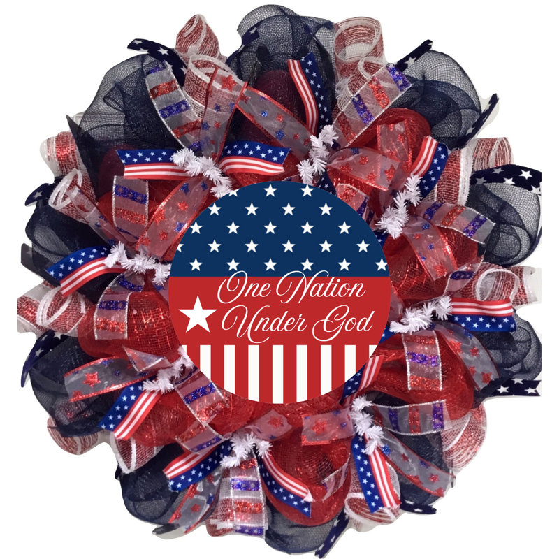 Couronne patriotique One Nation Under God Handmade