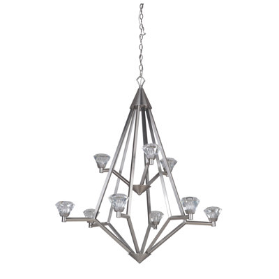 Errico 9 - Light Dimmable Tiered Chandelier