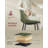 Borna 17.7''W x 15.7''D Mid-Century Faux Leather Bar Stools/ Counter Stools with Steel Frame & Footrest-526089321-526139417