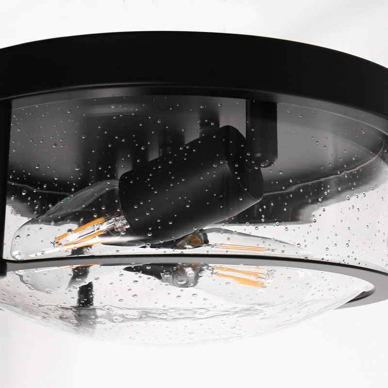 Cinar Glass Flush Mount