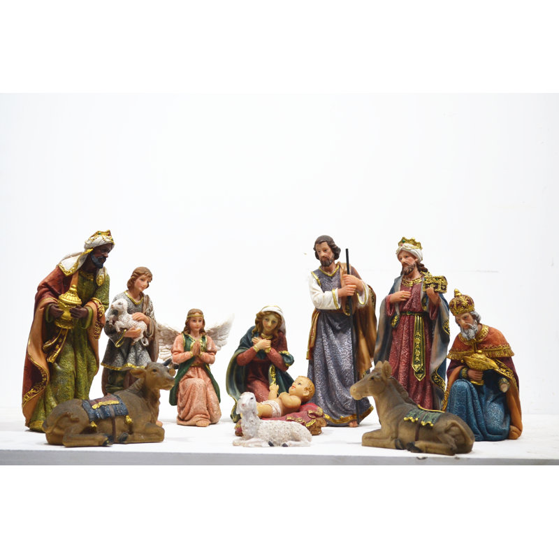 11 Piece Nativity and Wise Men Set