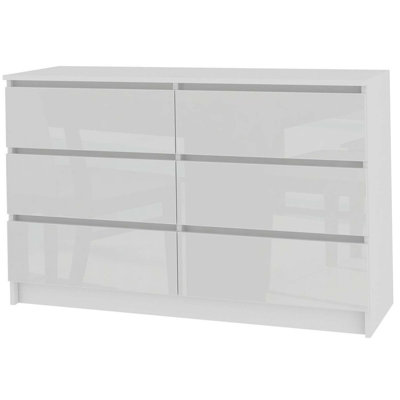 Dodge 120 cm W Chest of 6 Drawers