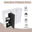 Armoire latérale de salle de bain 36 po, 3 portes à fermeture douce, conception à fixation flottante-110369097