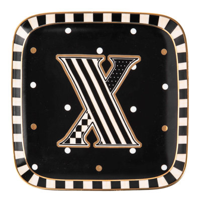 Monogram Dish - X