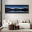 «Mount Fuji Reflection in Lake at Night», art mural sur toile - Photographie de montagne tranquille pour espaces modernes ou minimalistes-116502943