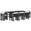 Emiya 8 - Person Patio Dining Set with Rectangular Table-1245937320