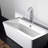 Freestanding Tub Faucet With Hand Shower - Metal Build, Finish, 3.9 Gpm Water Flow, Bathroom Enhancement Product Modern Bathtub Construction, , 45.3 In. Deep Filler, Update Accessory
