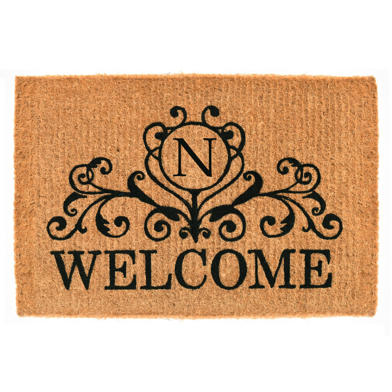Zakrzewski Outdoor Doormat, N, Rectangle 2' x 3'
