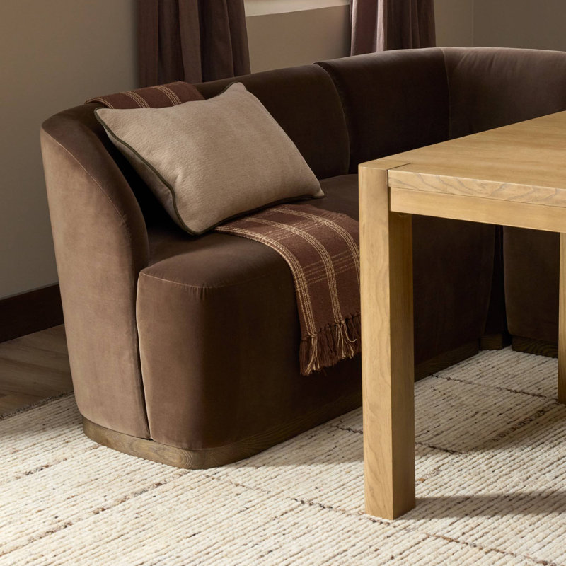 Banquette Bergues en forme de U 130, H 31,5 po x l 152 po x P 76 po