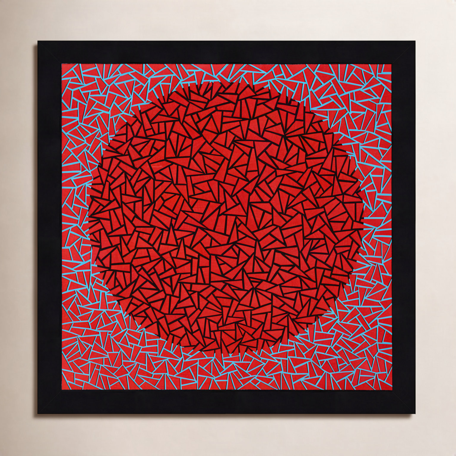 Gods Navel by Alex Dunn, Black, 13" H x 13" W x 1" D