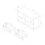 Commode 6 tiroirs Amaani