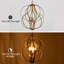 Lustre géométrique unique en fer forgé à 4 lumières Avers (17,3 po)-2116363326-1885198197