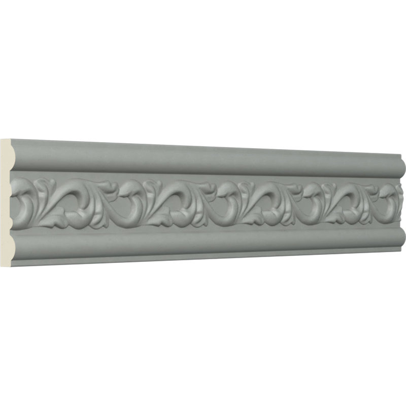 Primed White Polyurethane Decorative Chair Rail Moulding Set