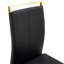 Ensemble de 6 chaises de salle à manger en faux cuir Rheese Modern avec base en métal et poignée supérieure-2144945722-2108360530-2108360529