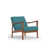 Turquoise Polyester Blend