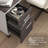 Paelynn 72” Office Desk with Hutch, Drawers, Computer Desk with Storage, Modern Wood, Storm Gray and White-1793099752
