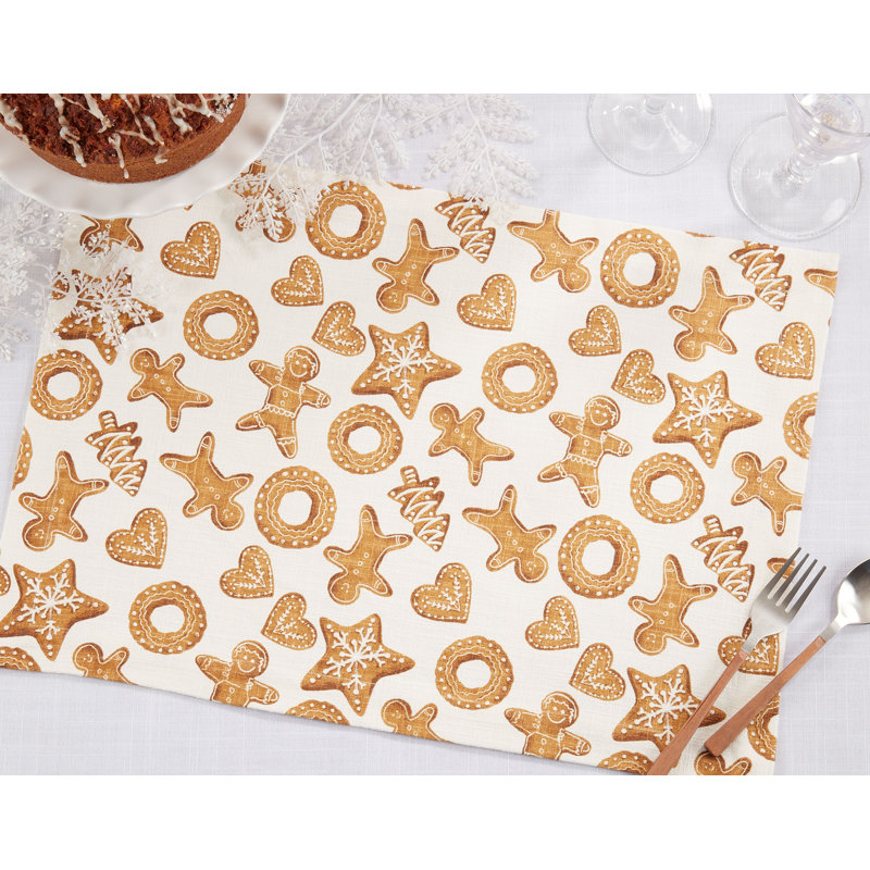 Napperons Gingerbread Design (ensemble de 4)
