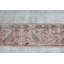 Tapis rétro vintage en patchwork turc beige pour la maison et le bureau - petit tapis en laine Oushak idéal pour le vestibule