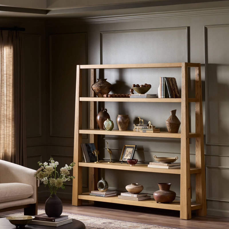 Boris Bookcase - Aged Natural Oak