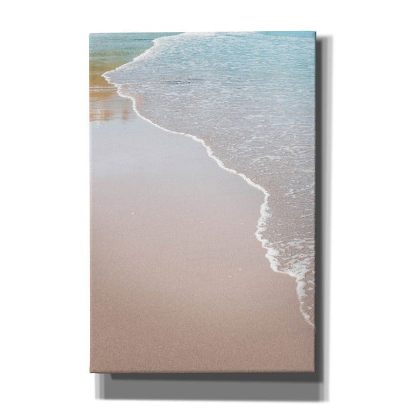 «White Oceans 51» par Ian Winistanley, art mural sur toile, H 18 po x l 12 po x P 0,75 po