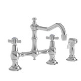 Chesterfield Kitchen Bridge Faucet with Side Spray
